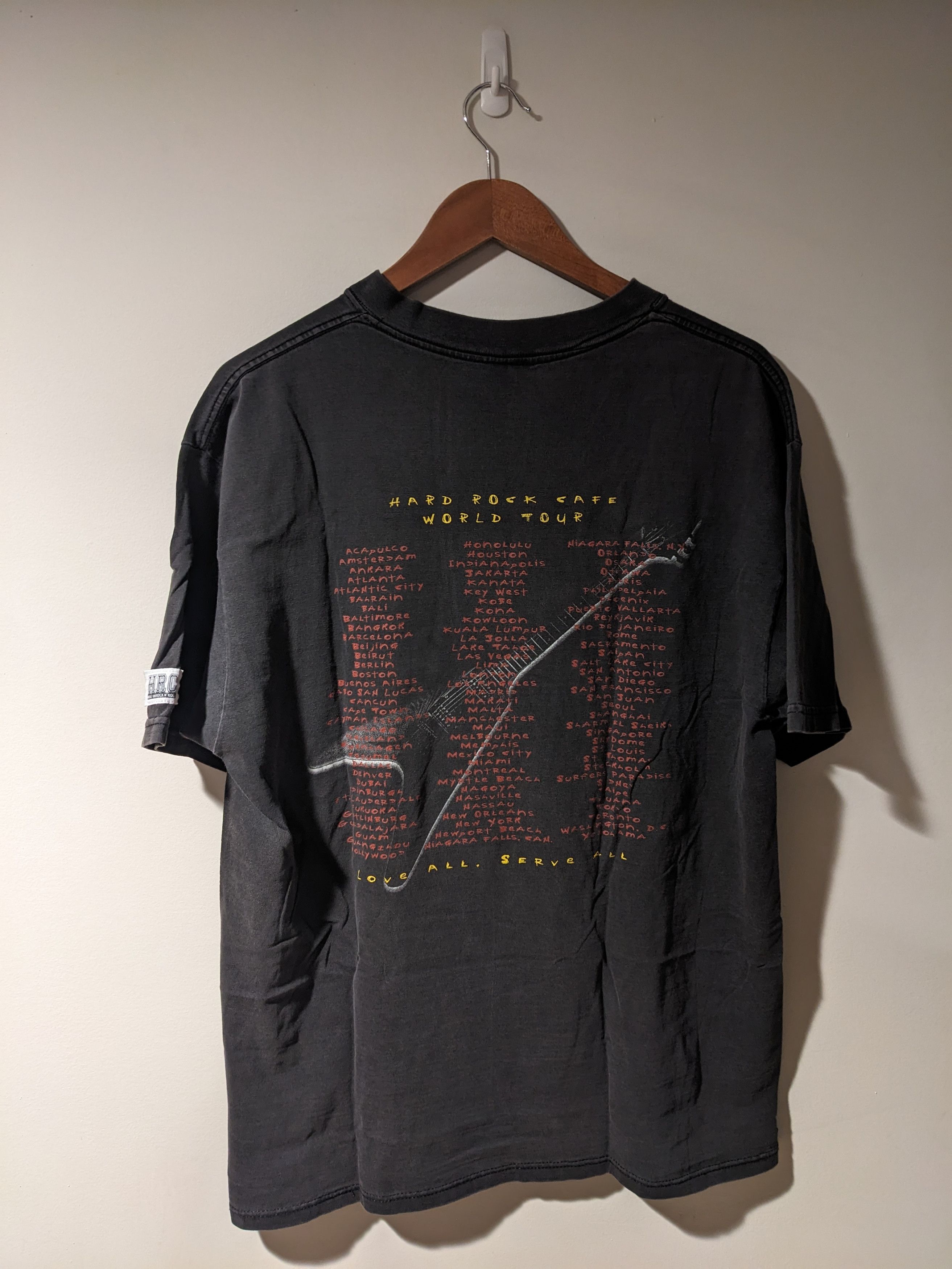 Hard Rock Cafe × Vintage Vintage 90s Hard Rock Cafe Music for Life Gatlinburg T-Shirt Size US L / EU 52-54 / 3 - 6 Thumbnail