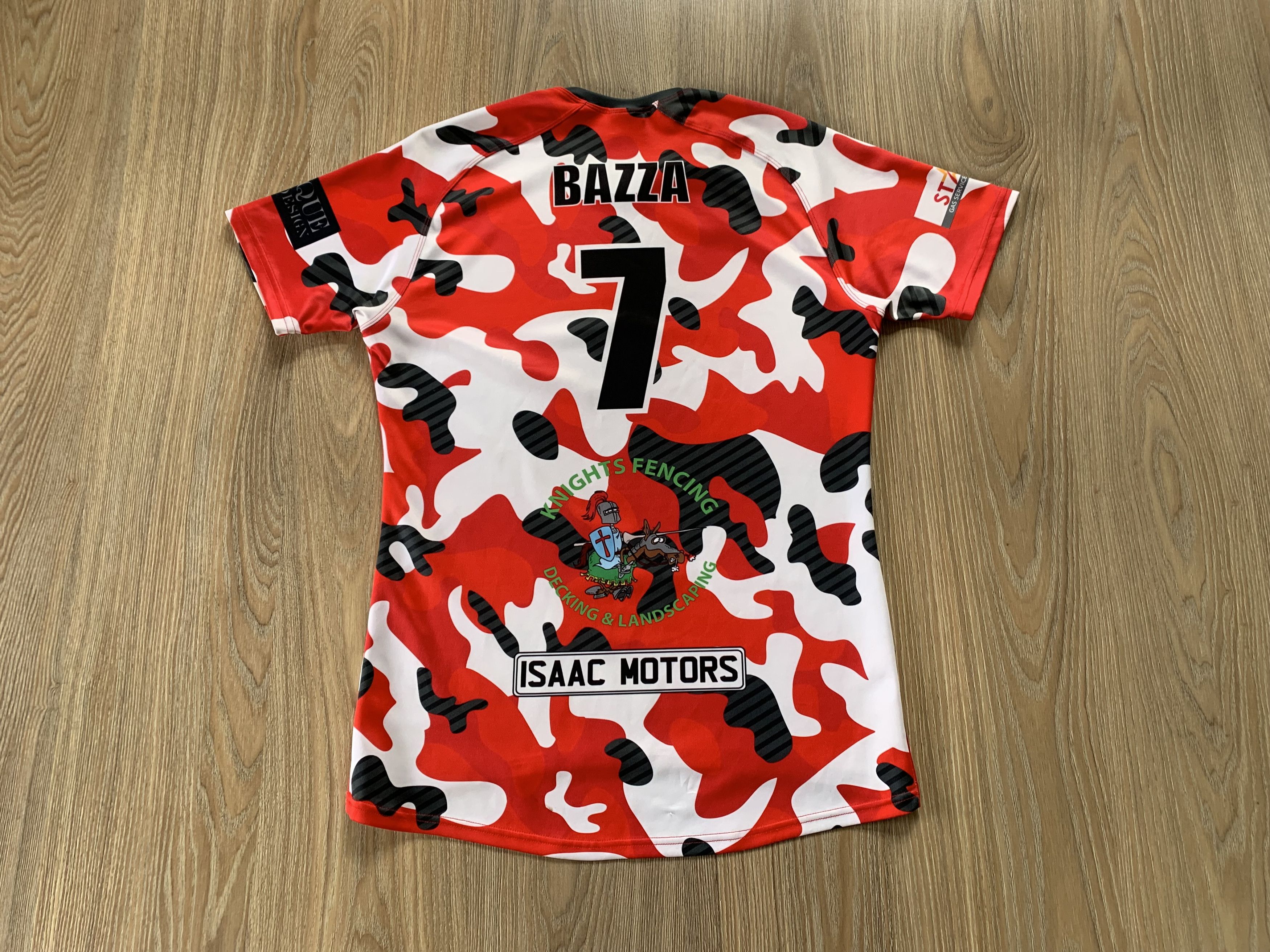 Sports Specialties Claw 40 Gorseinon R.F.C. Rugby Shirt 7 Bazza Size US M / EU 48-50 / 2 - 3 Thumbnail