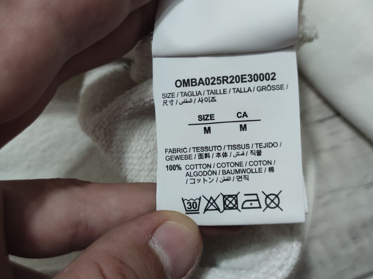 Off-White Off White Tape Arrows Cotton Sweatshirt White Size US M / EU 48-50 / 2 - 9 Thumbnail