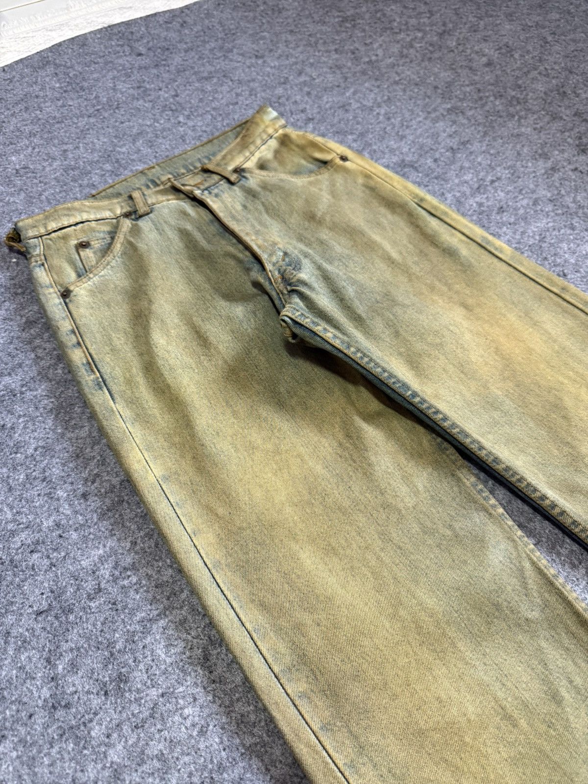 Levi's × Vintage Vintage 90s Levis Orange Tab Muddy Dusty Jeans Size US 28 / EU 44 - 9 Thumbnail