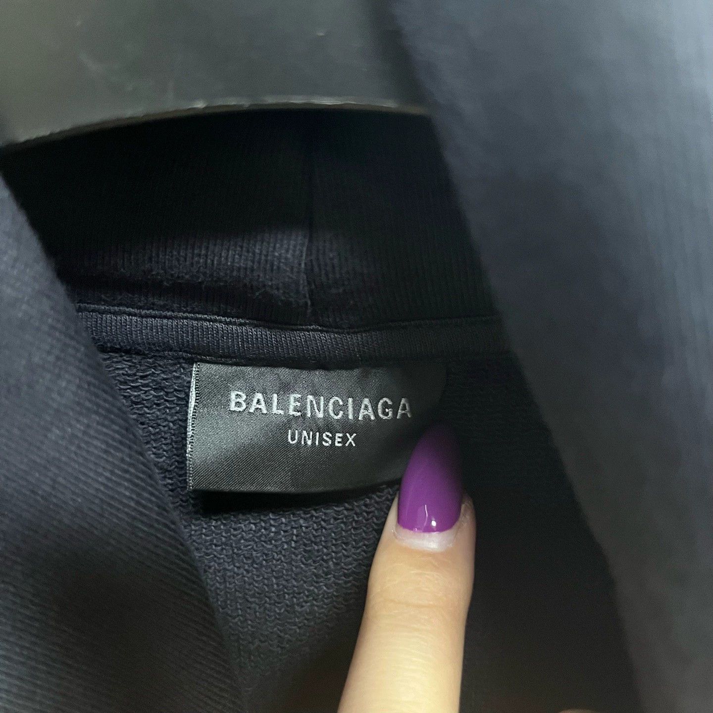 Balenciaga balenciaga black graphic hoodie with rainbow print Size US M / EU 48-50 / 2 - 3 Thumbnail