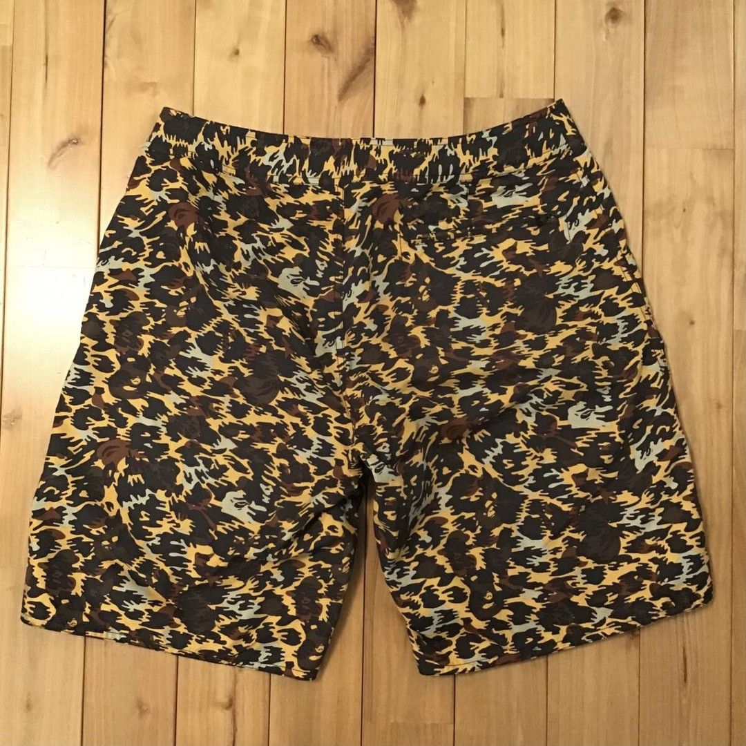 Bape × Nigo BAPE Leopard camo nylon shorts a bathing ape NIGO ★size L Size US 34 / EU 50 - 3 Thumbnail