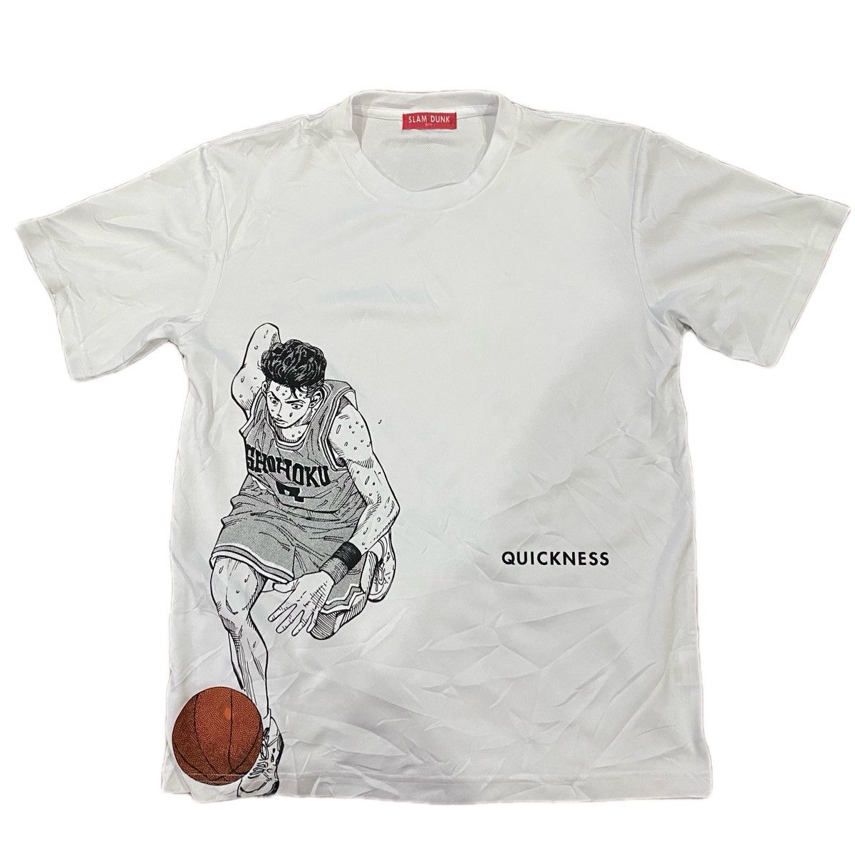 Anime VINTAGE SLAM DUNK JERSEY RYOTA MIYAGI QUICKNESS WHITE TSHIRT Size US M / EU 48-50 / 2 - 1 Thumbnail