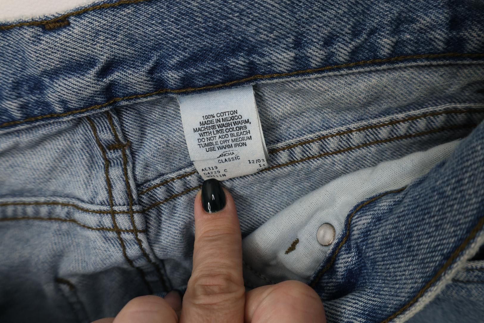 Harley Davidson Vintage Y2K 2003 Harley Davidson Straight Leg Denim Jeans Size US 30 / EU 46 - 10 Thumbnail