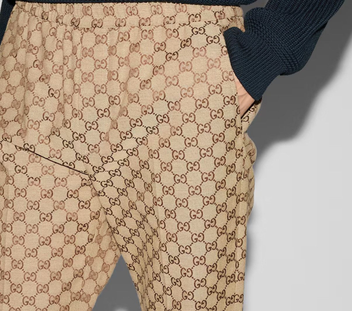 Gucci Gucci Jogging Canvas pants Size US 31 - 3 Thumbnail