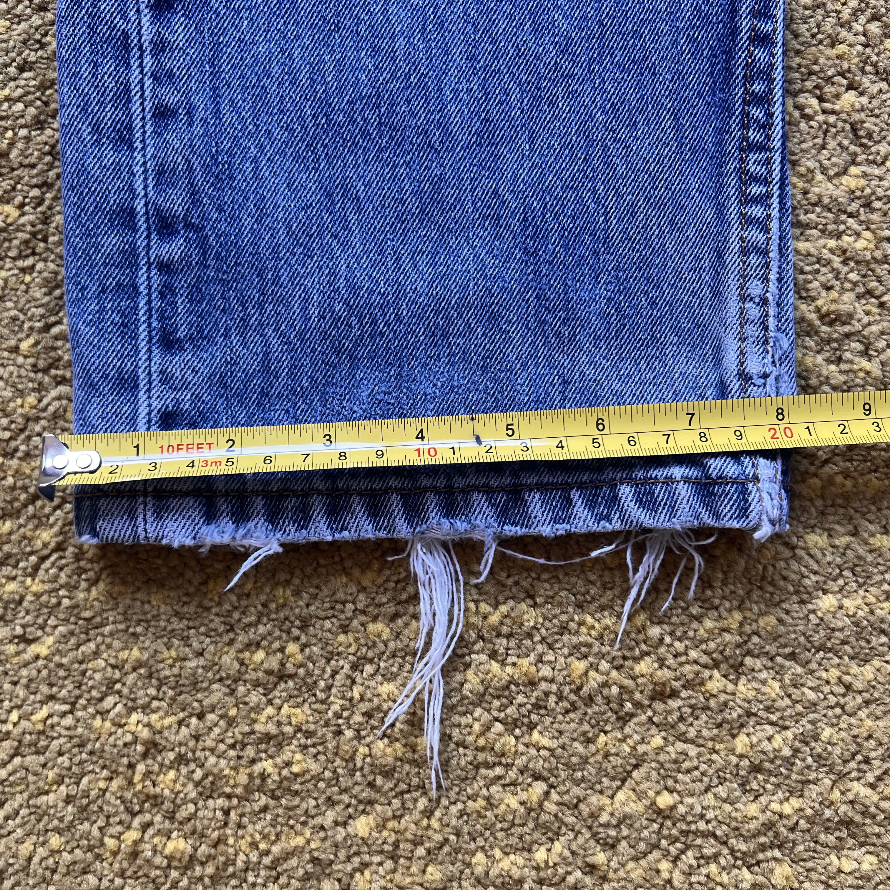 Levi's Vintage Clothing × Vintage Levi's 505 light blue ripped, distressed jeans Size US 32 / EU 48 - 9 Thumbnail