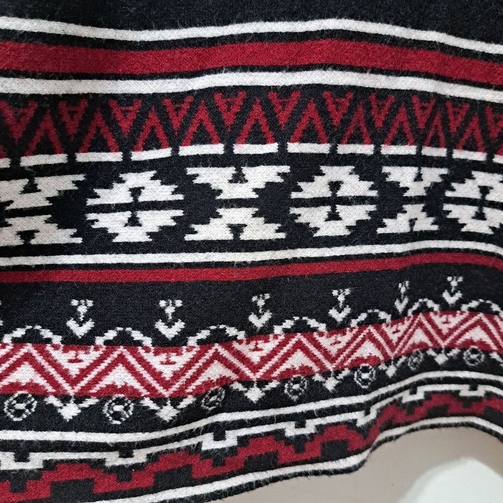 Joseph Joseph A Tribal Jacquard Western Lagenlook Aztec Knitwear Po Size L / US 10 / IT 46 - 9 Thumbnail