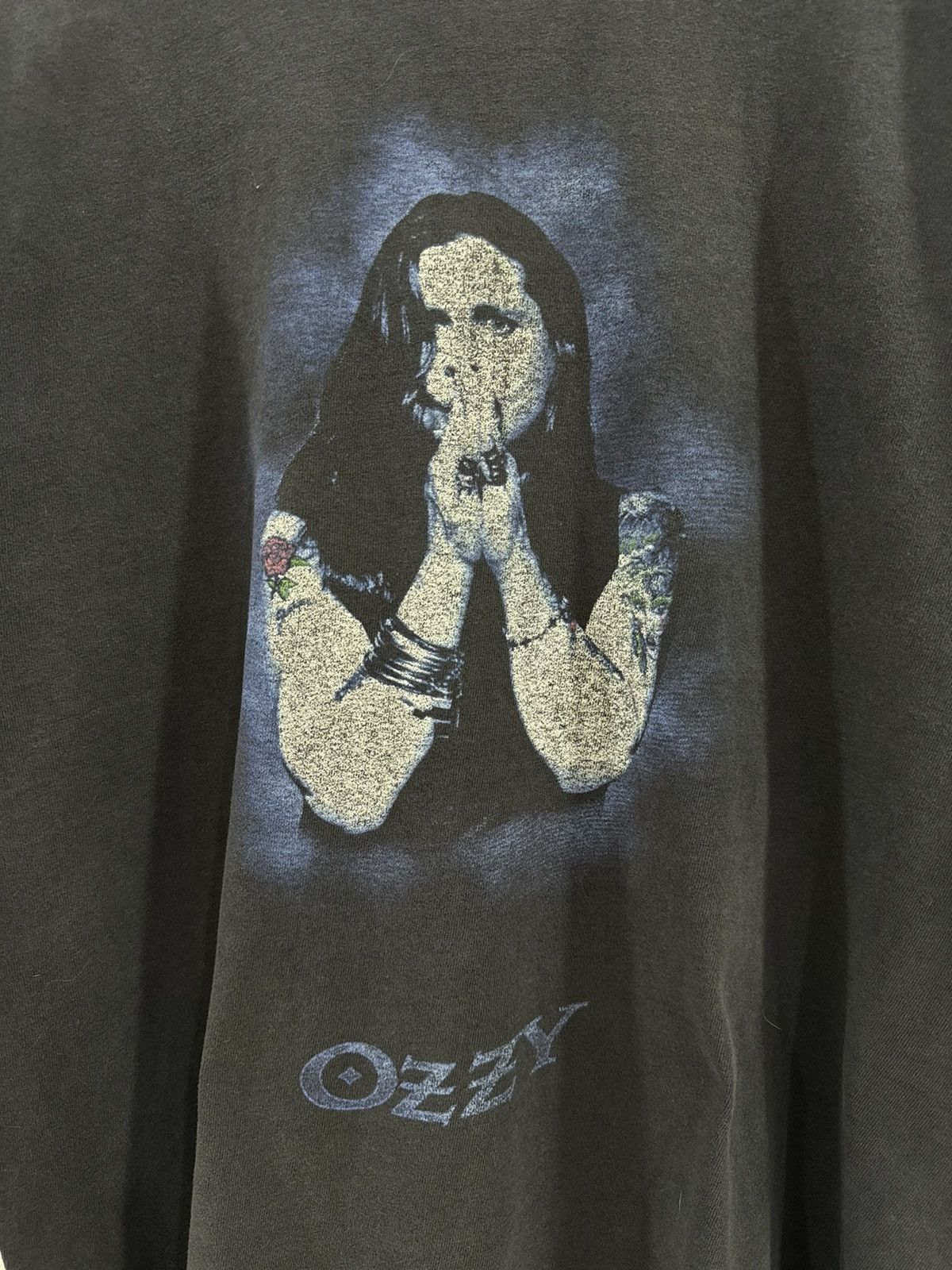 Band Tees × Ozzy Osbourne × Vintage VINTAGE DISTRESSED OZZY BAND TEES Size US L / EU 52-54 / 3 - 3 Thumbnail