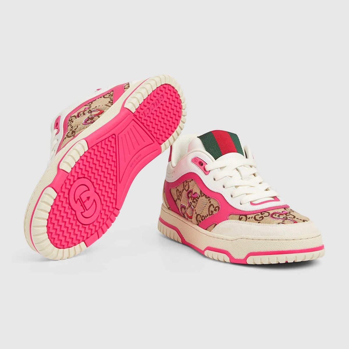 Gucci oc11z1025 Re-Web Sneakers in Multicolor Size US 5.5 / IT 35.5 - 7 Thumbnail