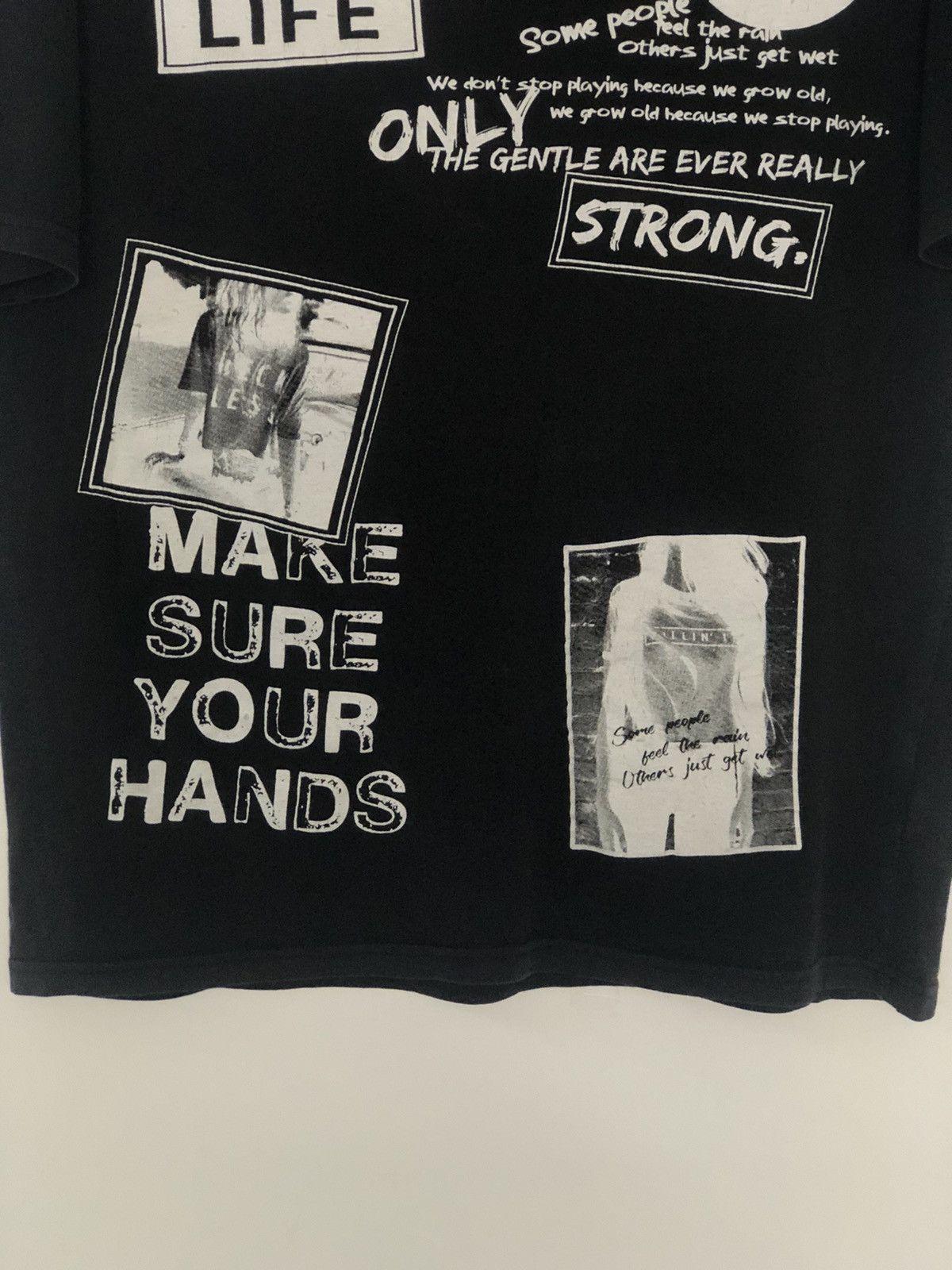 Japanese Brand × Vintage Vintage Fullprint PUNK Design Tee Size US L / EU 52-54 / 3 - 4 Thumbnail
