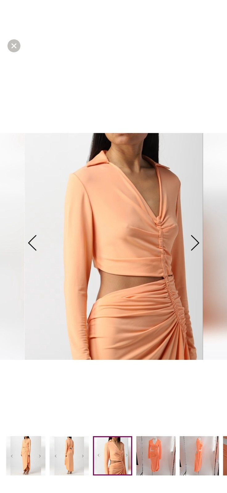Off-White Off-White stretch viscose dress, Small Size S / US 4 / IT 40 - 3 Thumbnail