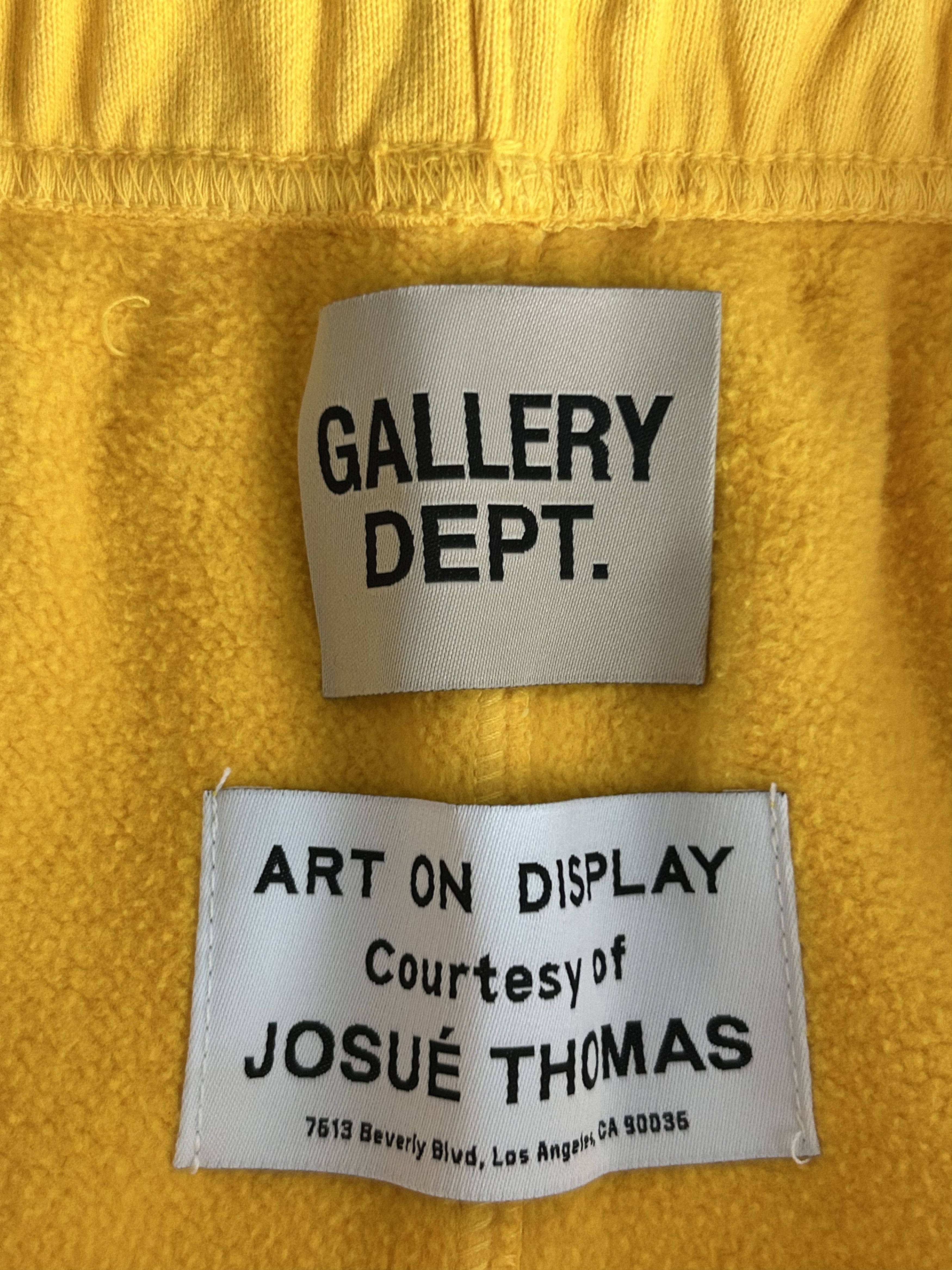Gallery Dept. Gallery Dept Yellow Dept Gym Sweatpants Size US 36 / EU 52 - 3 Thumbnail