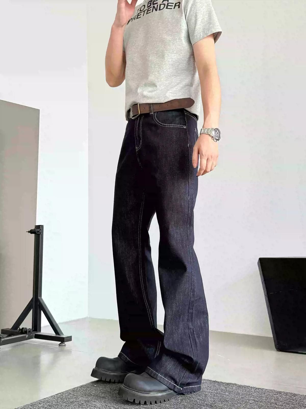 Other Raw Denim Micro Flared Jeans Size US 32 / EU 48 - 3 Thumbnail