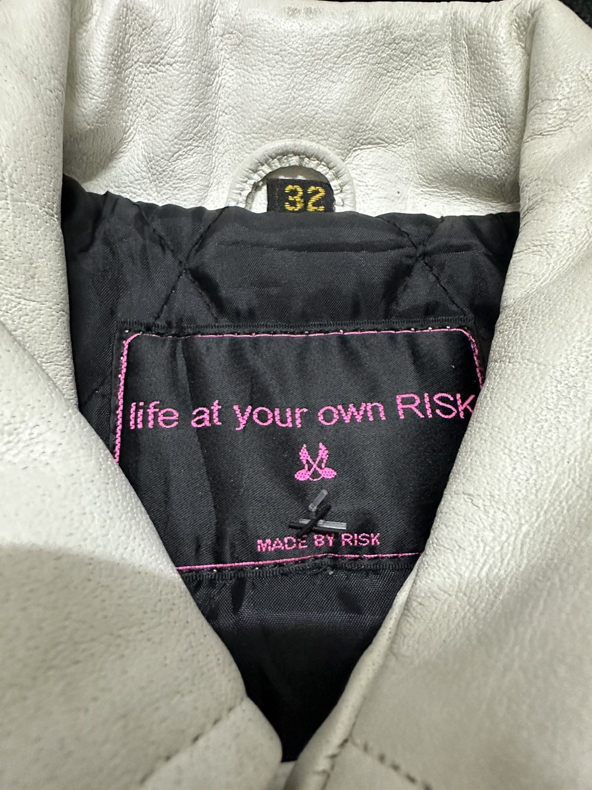 Japanese Brand Leather jacket made by risk Size US S / EU 44-46 / 1 - 3 Thumbnail
