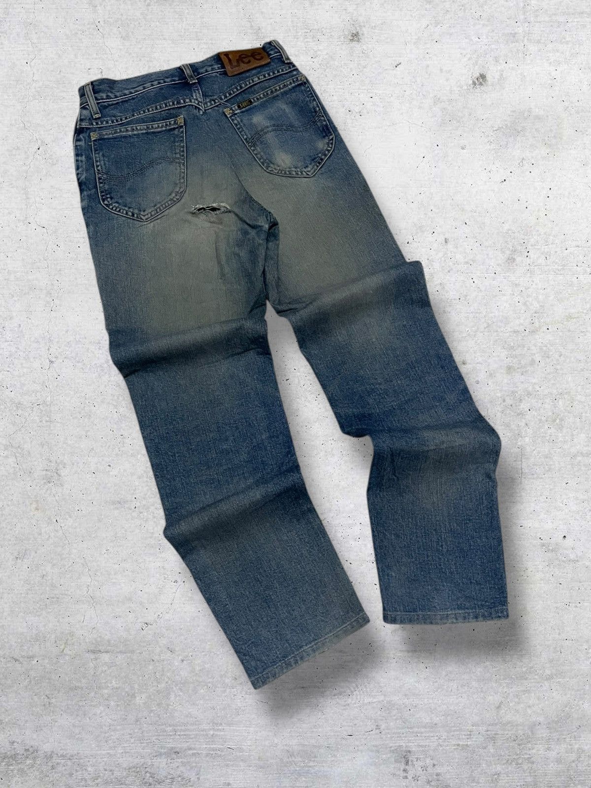 Lee VINTAGE LEE DESIGNER USA 90S DIRTY MUD STYLE REGULAR DENIM Size US 27 - 9 Thumbnail