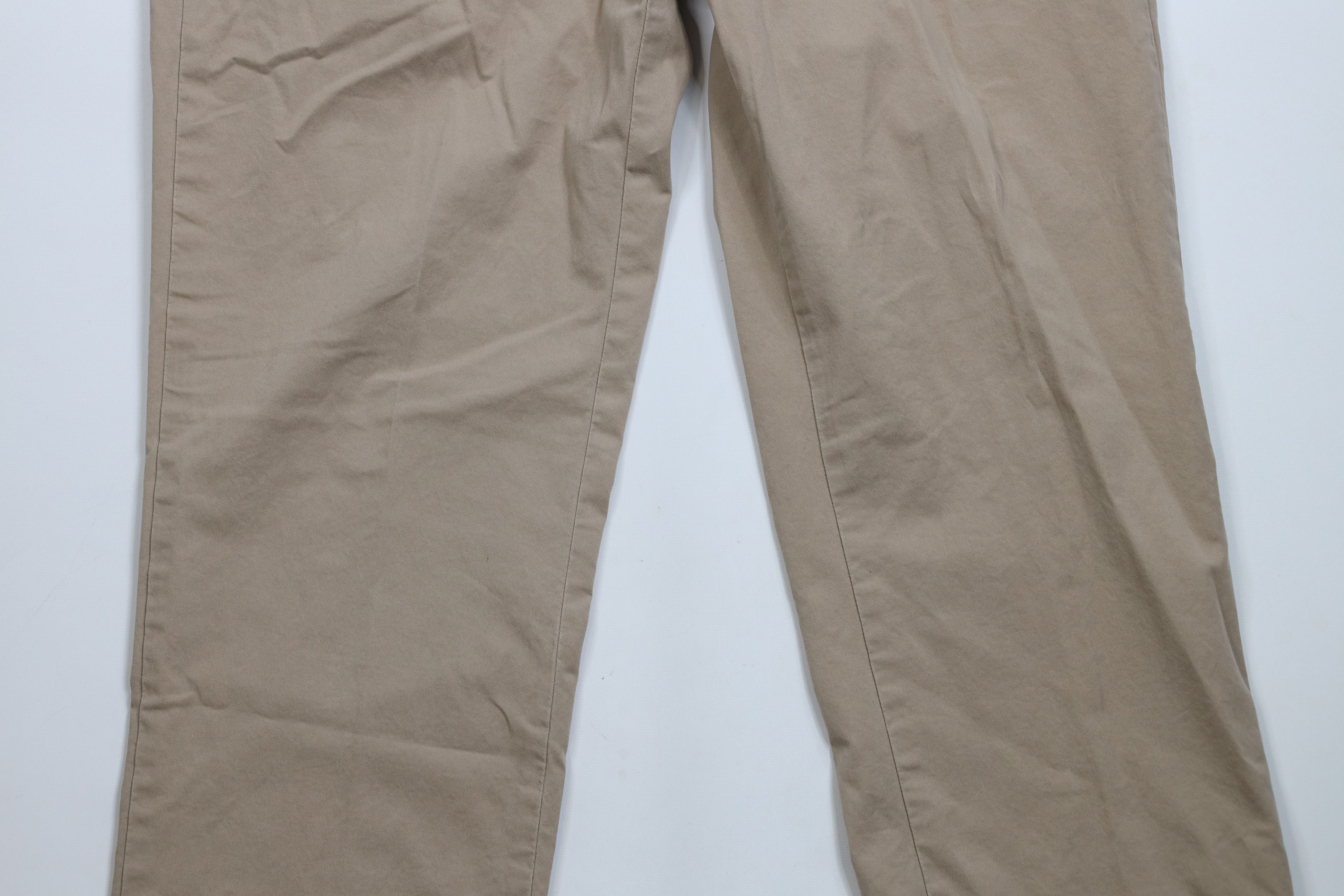 Ralph Lauren × Vintage Vintage Ralph Lauren Wide Leg Chino Pants Trousers Beige Size US 36 / EU 52 - 3 Thumbnail
