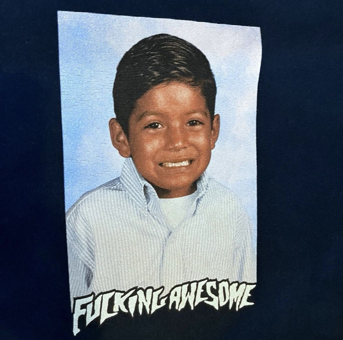 Fucking Awesome Louie Lopez Class Photo Navy Blue Crewneck Size US L / EU 52-54 / 3 - 2 Thumbnail