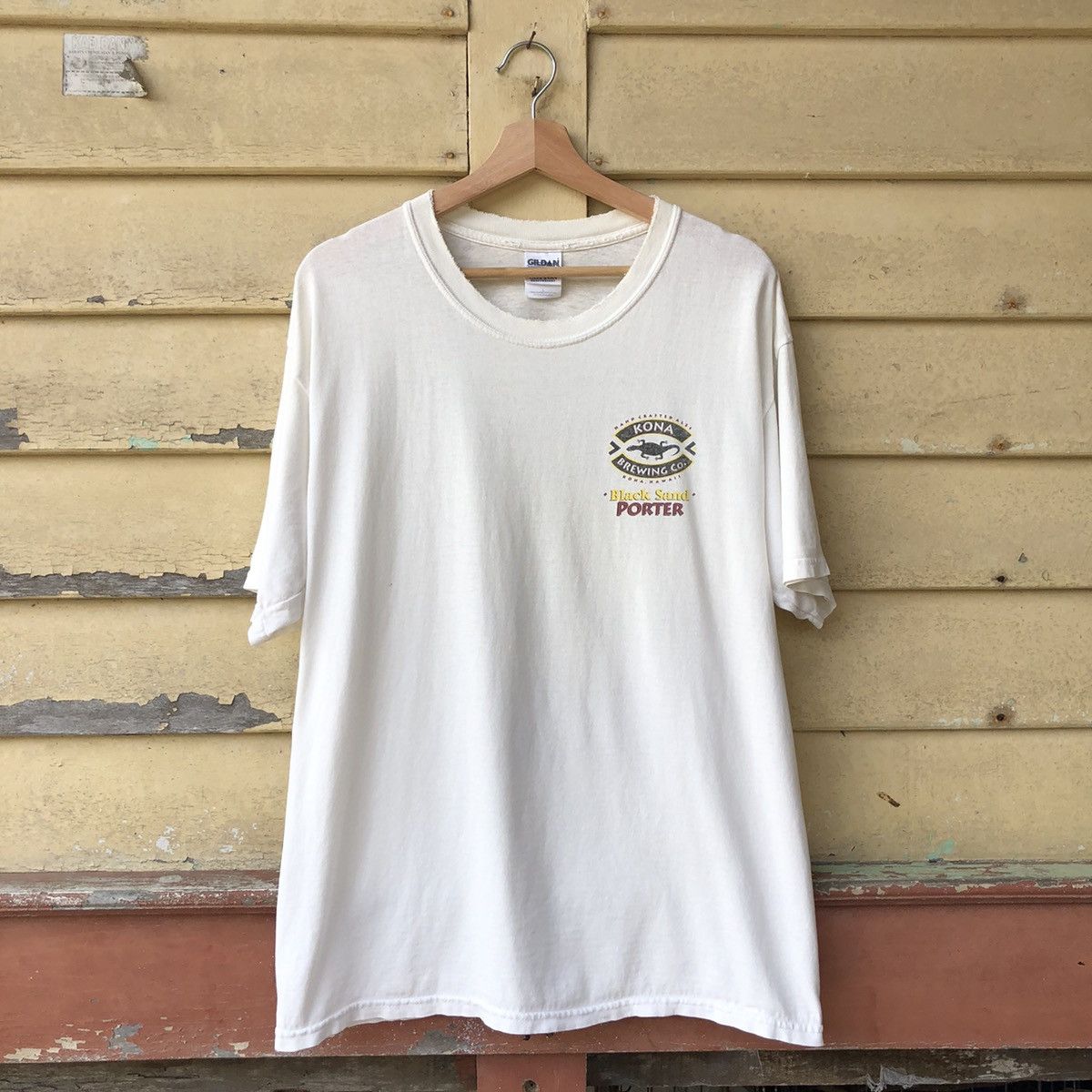 Vintage 🔥Distressed🔥 Vintage y2k Hand Crafted Ales KONA Tshirt Size US L / EU 52-54 / 3 - 1 Thumbnail