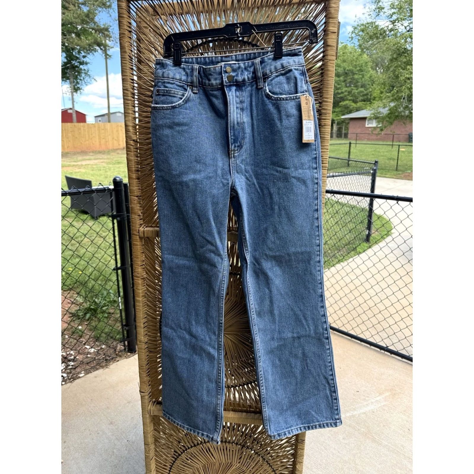 Billabong VINTAGE Billabong X The Salty Blonde Chill Out Jeans 26 Blue Bootcut Womens Regular Size 26 New With Tags Size 26" / US 2 / IT 38 - 2 Thumbnail