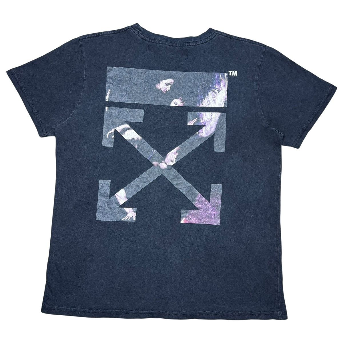 Off-White Painting Arrows Short Sleeve Virgil Abloh T-Shirt