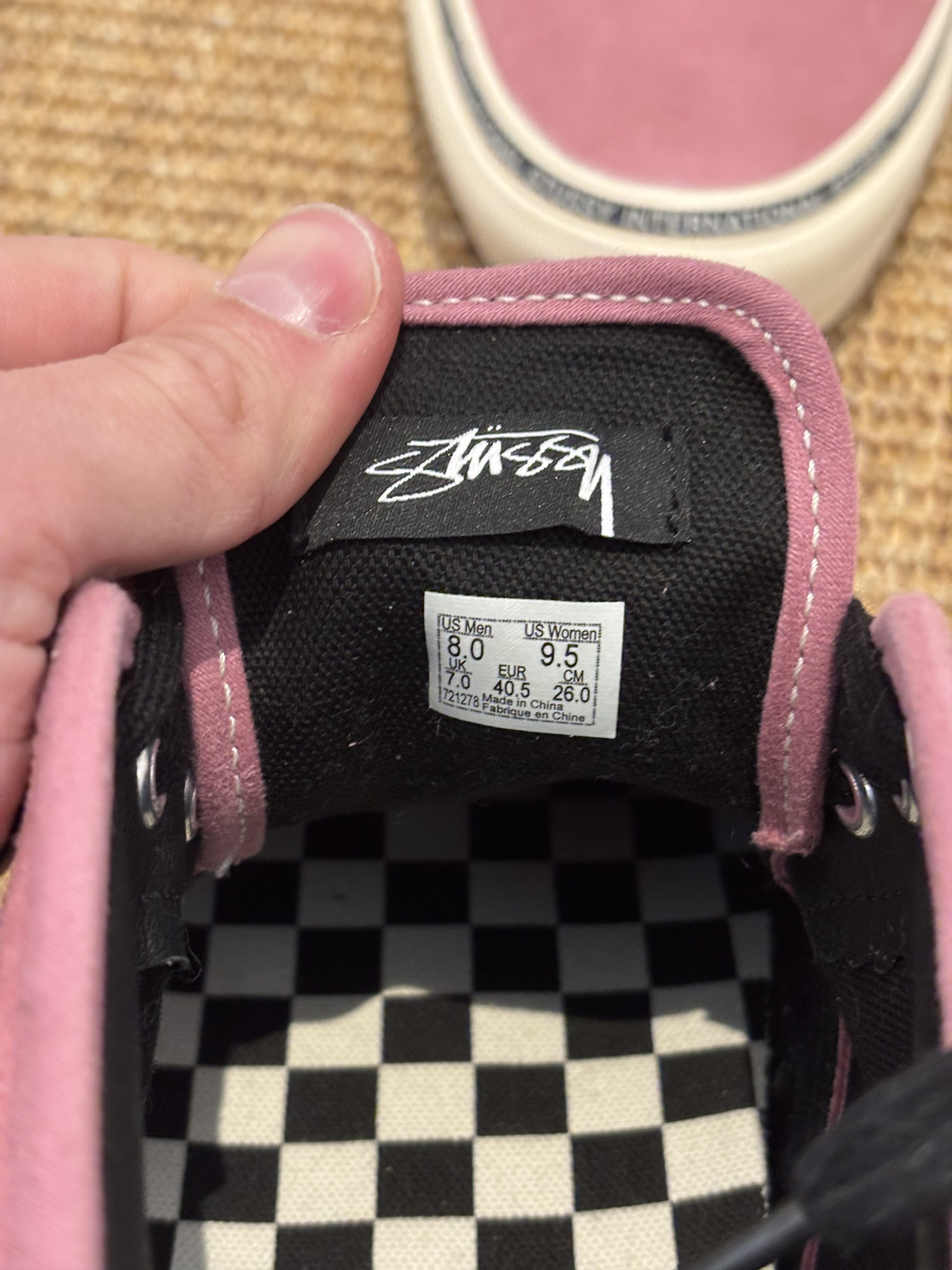 Vans Basket Stussy x Vans Chukka LX rose en tbe Size US 7.5 / EU 40-41 - 15 Thumbnail