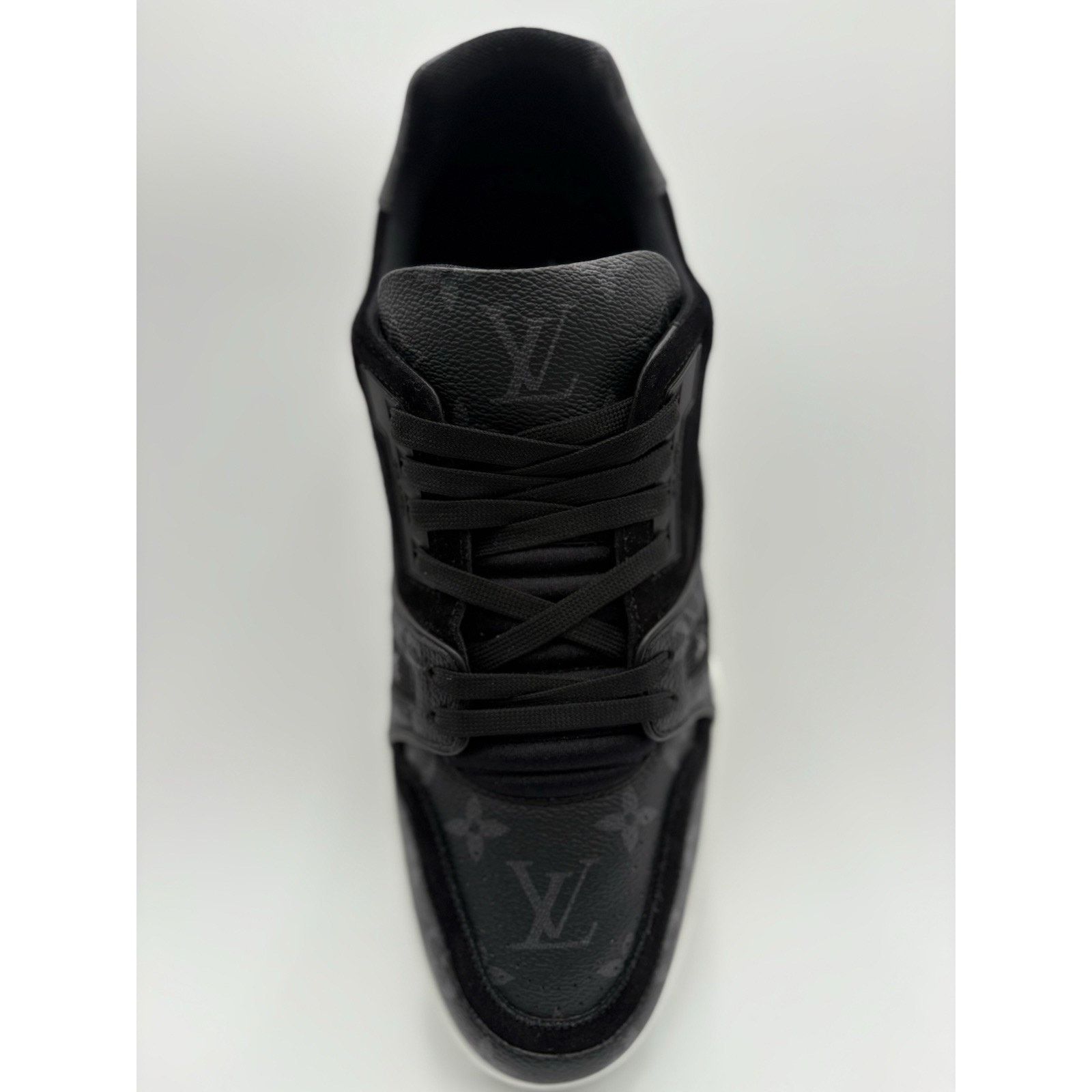 Louis Vuitton (10-10.5 US) - Louis Vuitton Trainer ' Black ' | SUPER CLEAN Size US 10.5 / EU 43-44 - 11 Thumbnail