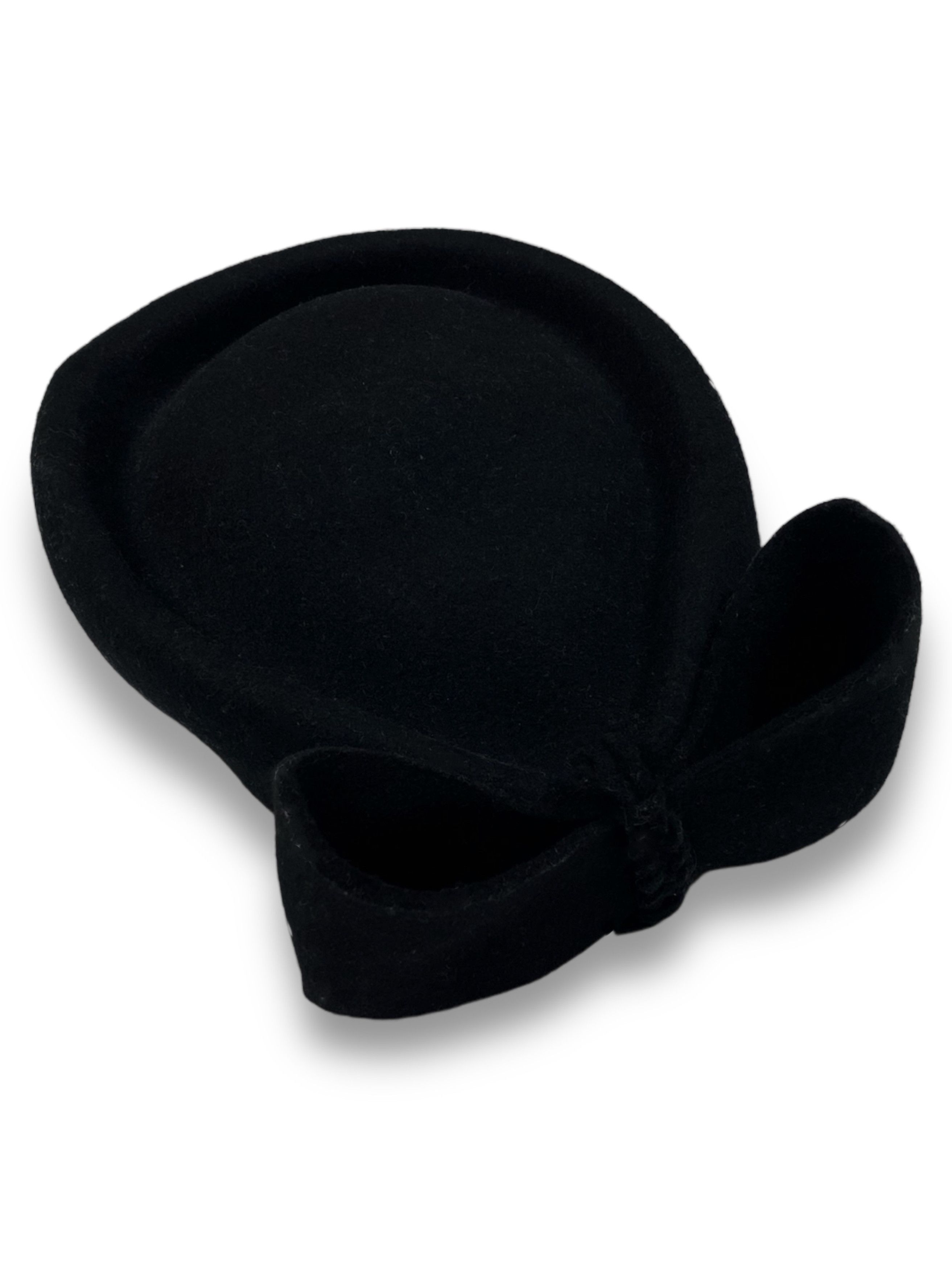 Hysteric Glamour Vintage LAWLIET Ladie's Black Wool Luxury Bow Hat M754 Size ONE SIZE - 1 Thumbnail