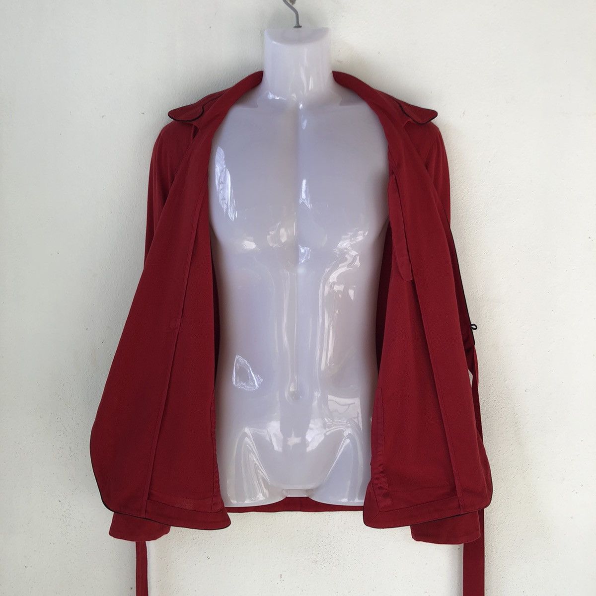 Takahiromiyashita The Soloist. SS17 TheSoloist Red Kimono Jacket with Cut-Out Sleeves Size US S / EU 44-46 / 1 - 19 Thumbnail