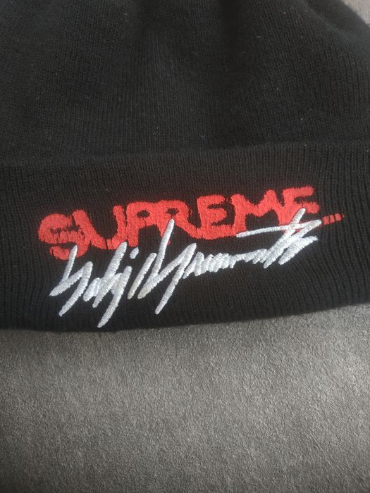 Supreme Supreme Yohji Yamamoto New Era Black Beanie | Grailed