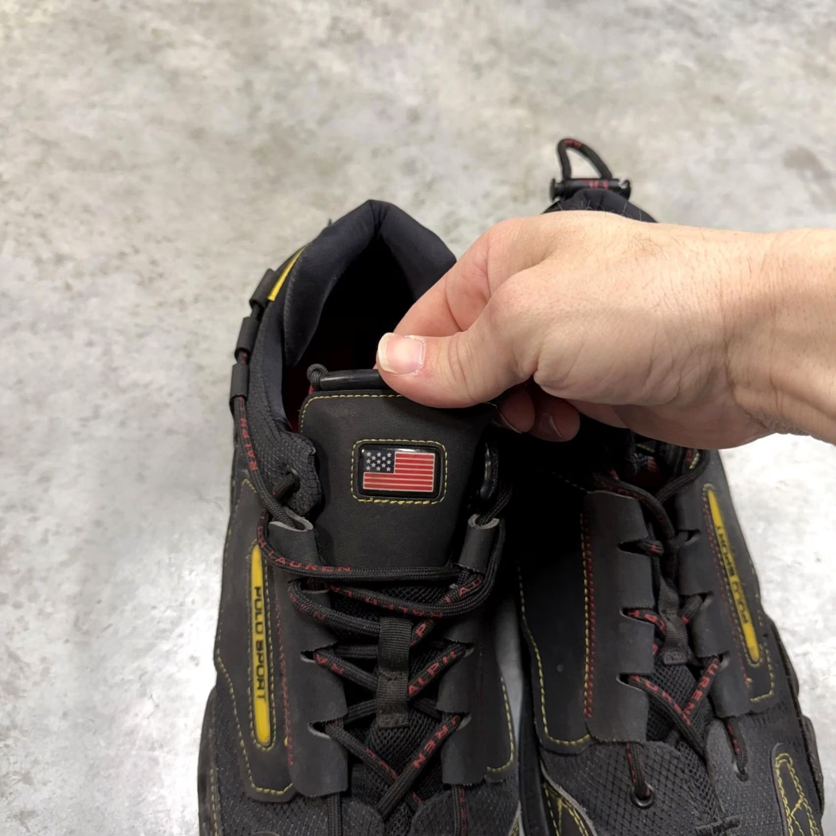 Polo Ralph Lauren Polo Ralph Lauren Polo Sport Shoes Mens 14 Black Yellow Trail PS200-SK-LTL Shoes Mens Size 14 Black Yellow Polo Sport PS200-SK-LTL Size US S / EU 44-46 / 1 - 5 Thumbnail