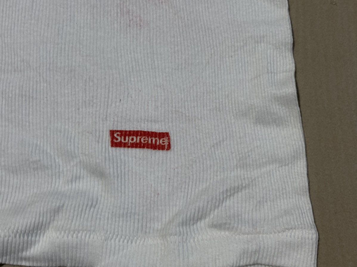 Supreme Supreme Hanes Tank Top ( Only One) White Size US S / EU 44-46 / 1 - 4 Thumbnail