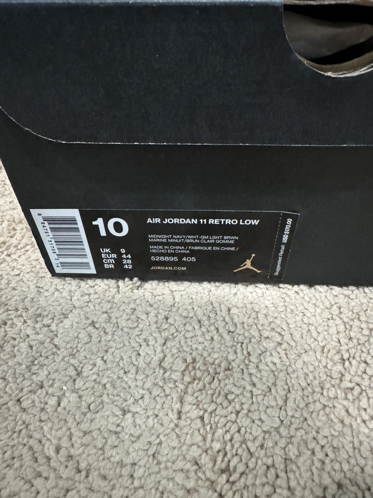 Jordan Brand Jordan 11 Low Navy Gum 2016 Size US 10 / EU 43 - 6 Thumbnail