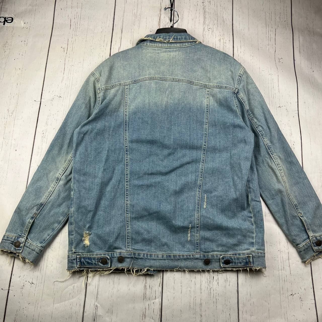 Mavi Mavi Medium Stretchable Oversized Distressed Denim Jacket Size M / US 6-8 / IT 42-44 - 2 Thumbnail