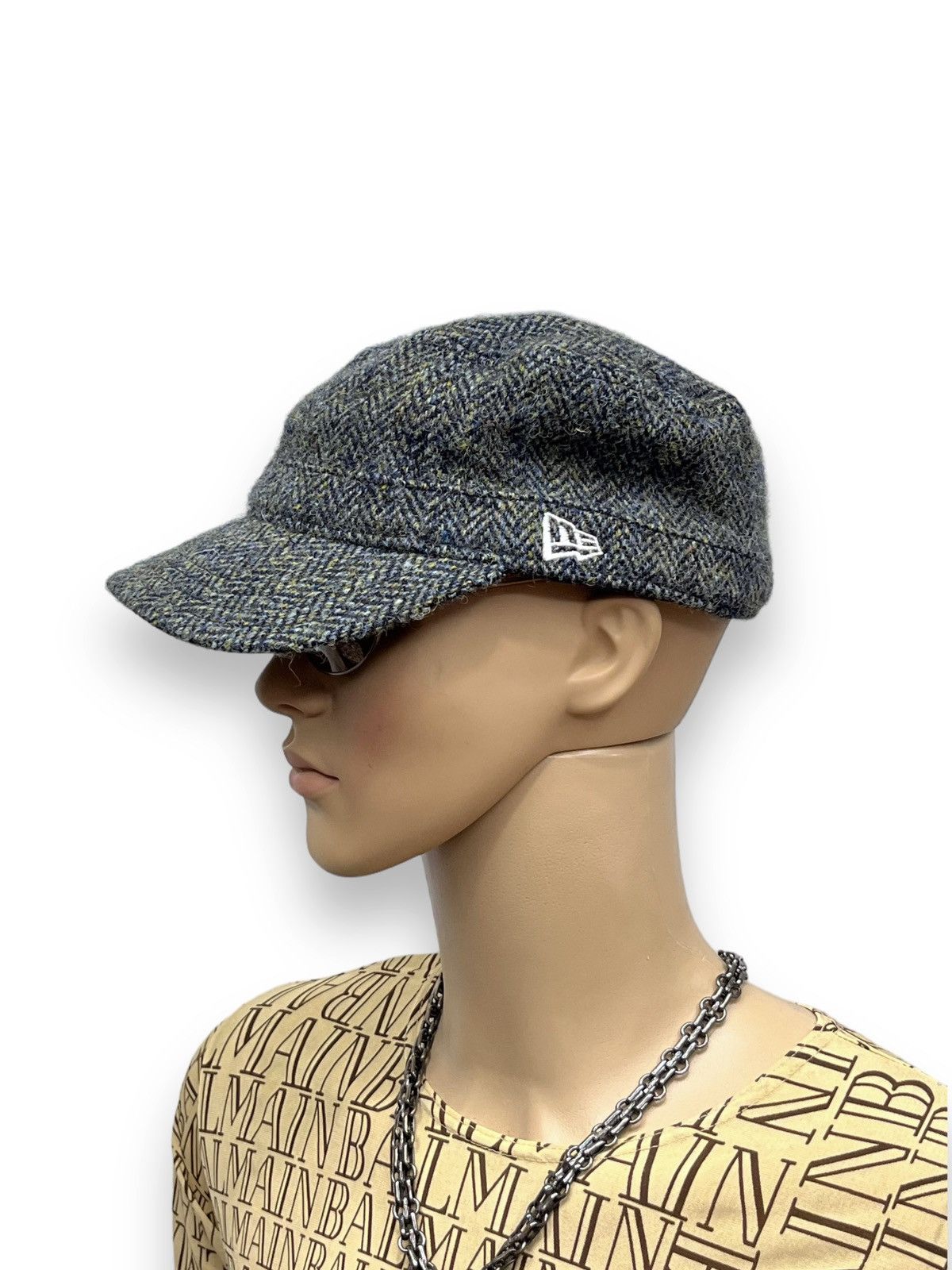 Harris Tweed 🔥VERY RARE🔥HARRIS TWEED x NEW ERA Tweed Wool Military Hat Size ONE SIZE - 2 Thumbnail