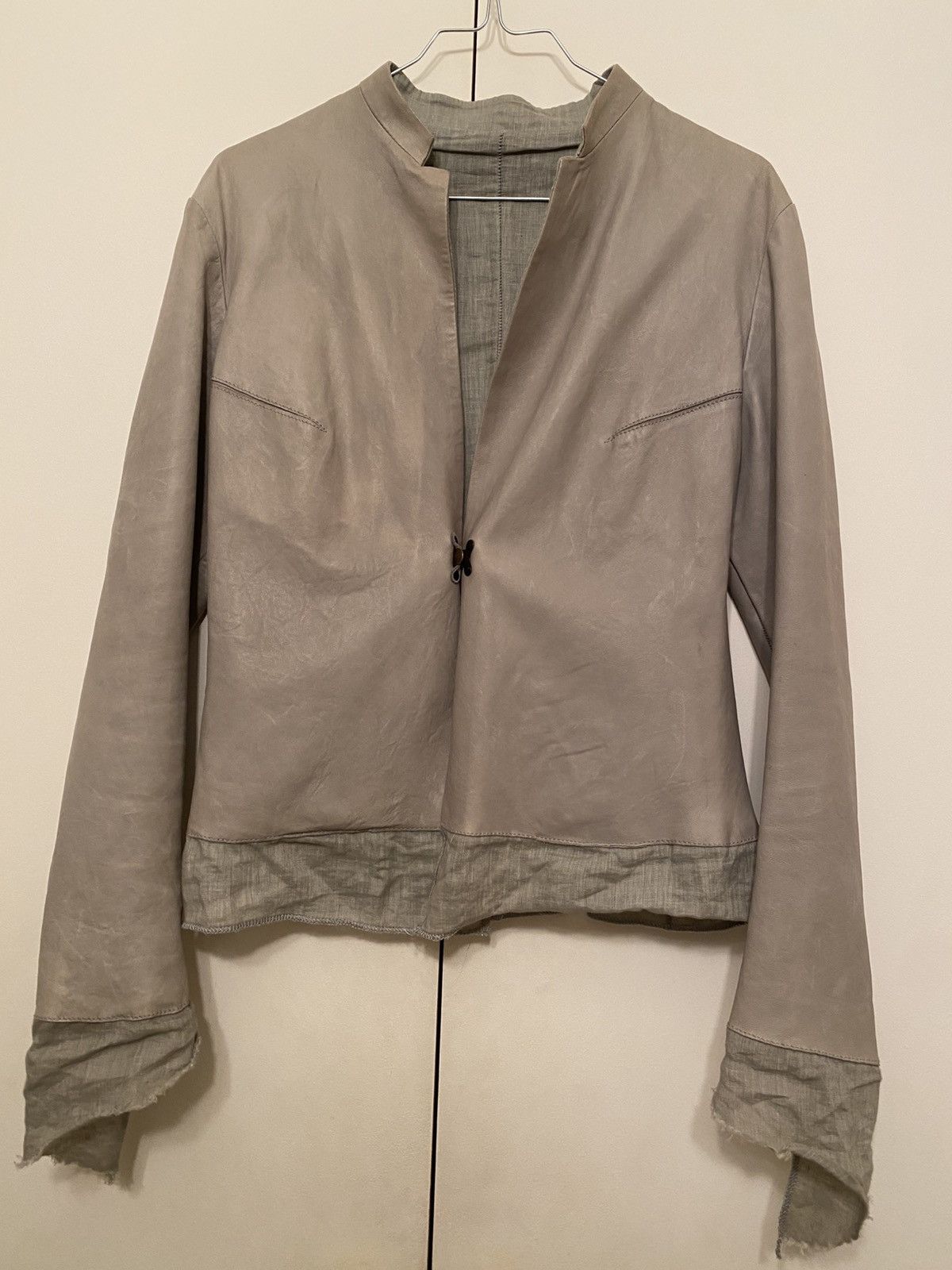 Isaac Sellam Experience Isaac Sellam Experience jacket in lambskin and linen Size S / US 4 / IT 40 - 1 Thumbnail