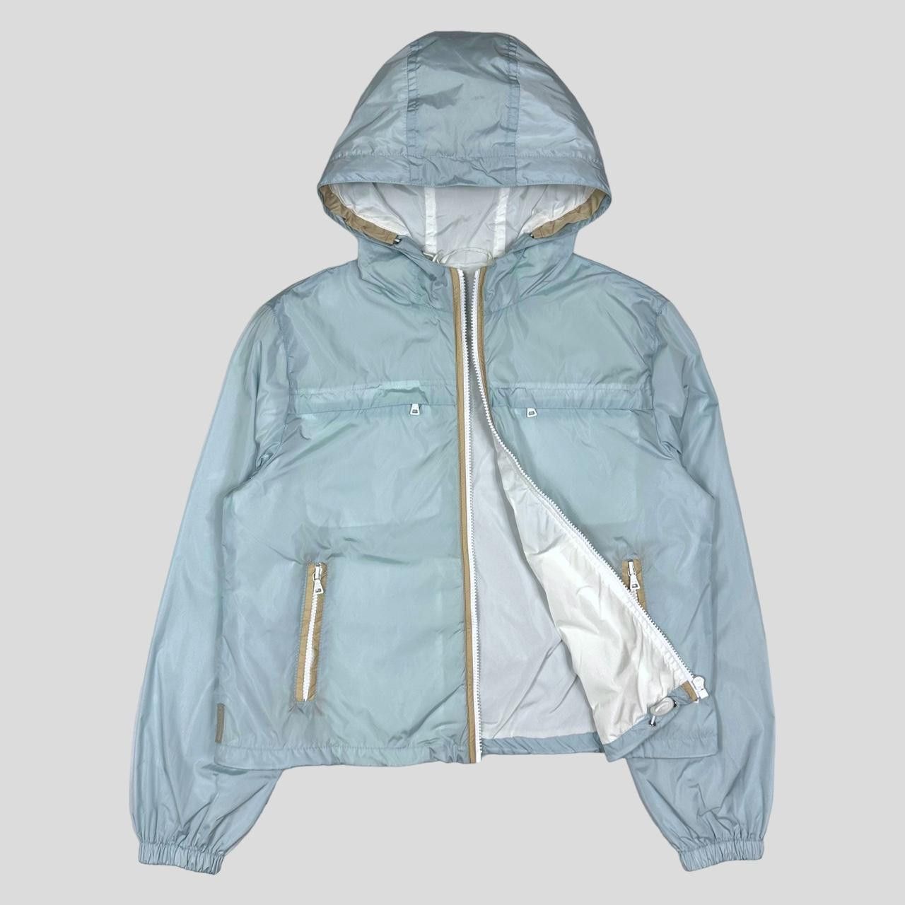 Prada Prada Sport 2009 Baby Blue Cropped Nylon Jacket - UK8 | Grailed