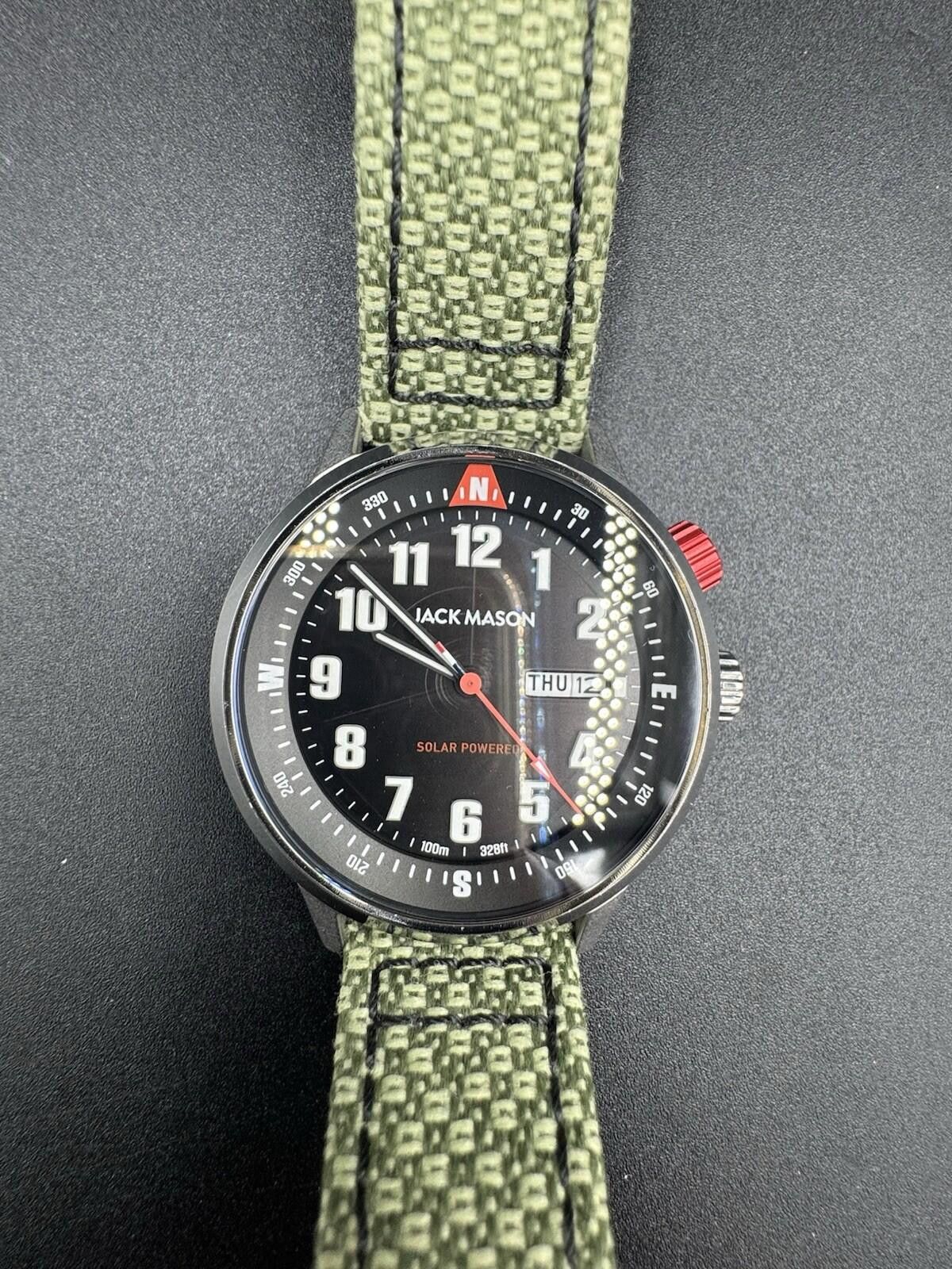 Other Jack Mason Solar Watch JM-F111-001 Siler Color Men's Recycle Size ONE SIZE - 9 Thumbnail