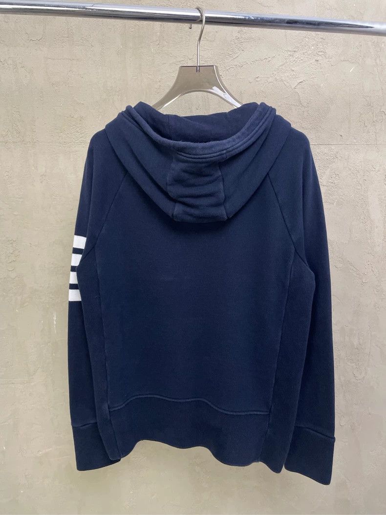 Thom Browne Thom browne Dark blue four-striped zipper jacket 2504-Nexta Size US M / EU 48-50 / 2 - 2 Thumbnail