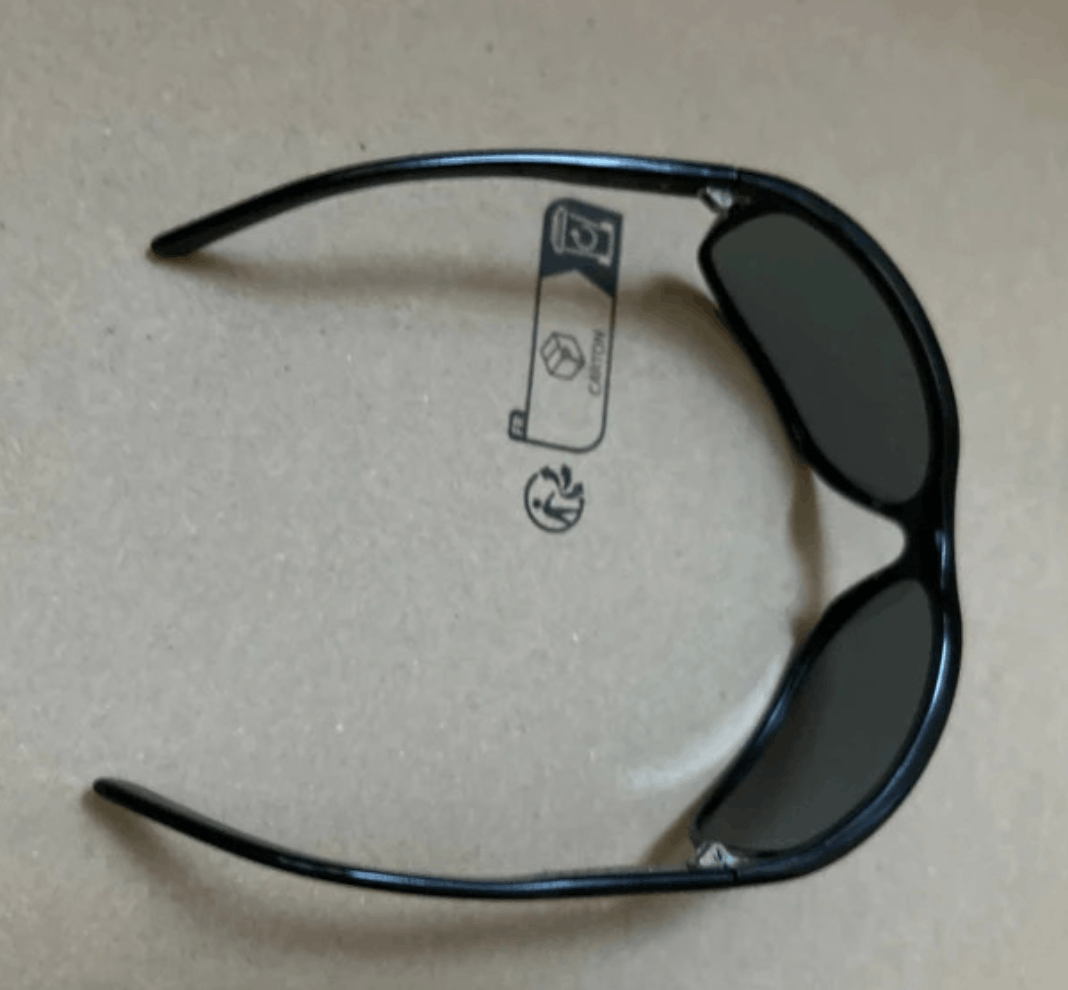 Prada × Vintage PRADA Sunglasses Sport Wrap Shield Mask Sport Red Tab Size ONE SIZE - 6 Thumbnail