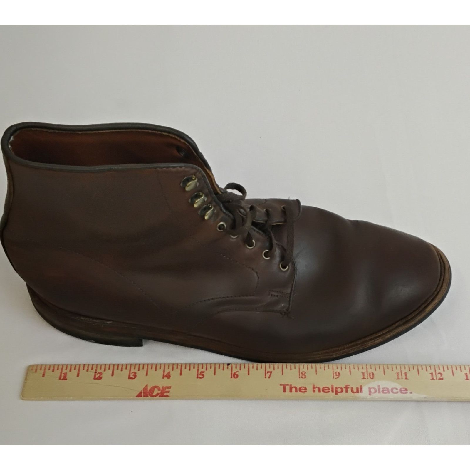 Allen Edmonds Allen Edmonds Higgins Mill Boot Men's 11.5 Brown Leather Size US 11.5 / EU 44-45 - 13 Thumbnail