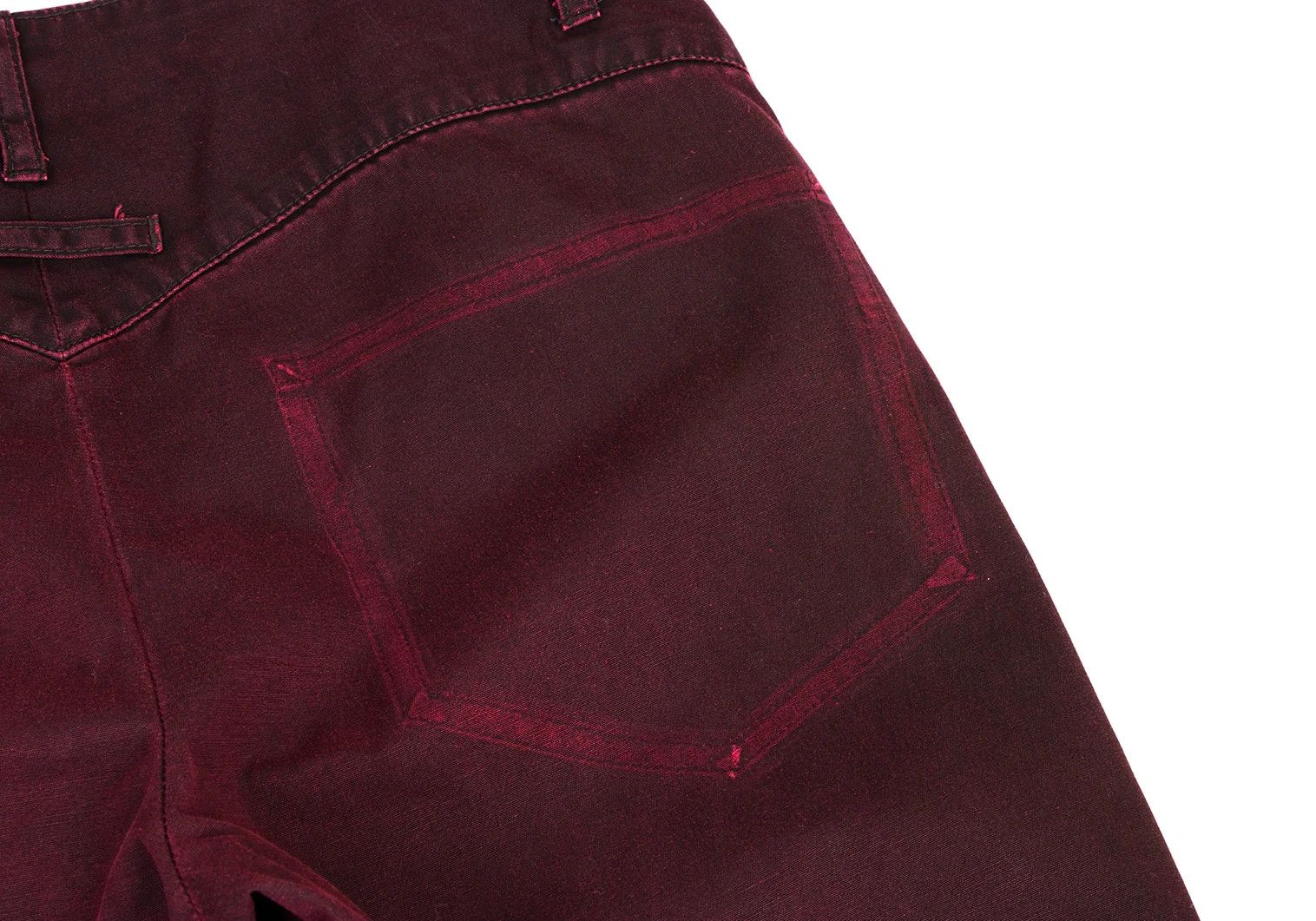 Jean Paul Gaultier Pocket Dyed Pants in Red, Size 48 Size US 32 / EU 48 - 12 Thumbnail