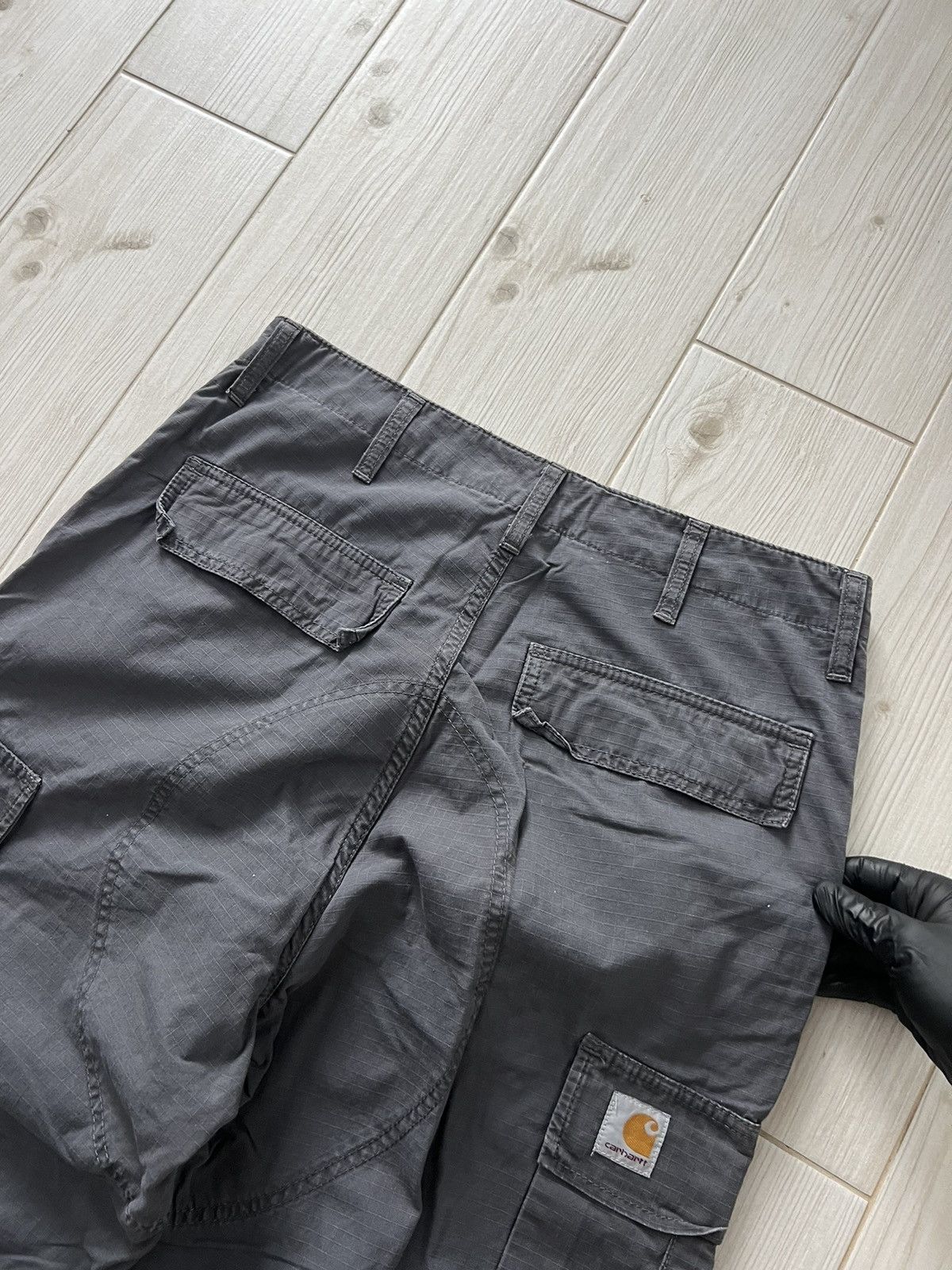 Carhartt Carhartt WIP Pants Baggy Grey Cargo 30/34 Size US 34 / EU 50 - 9 Thumbnail