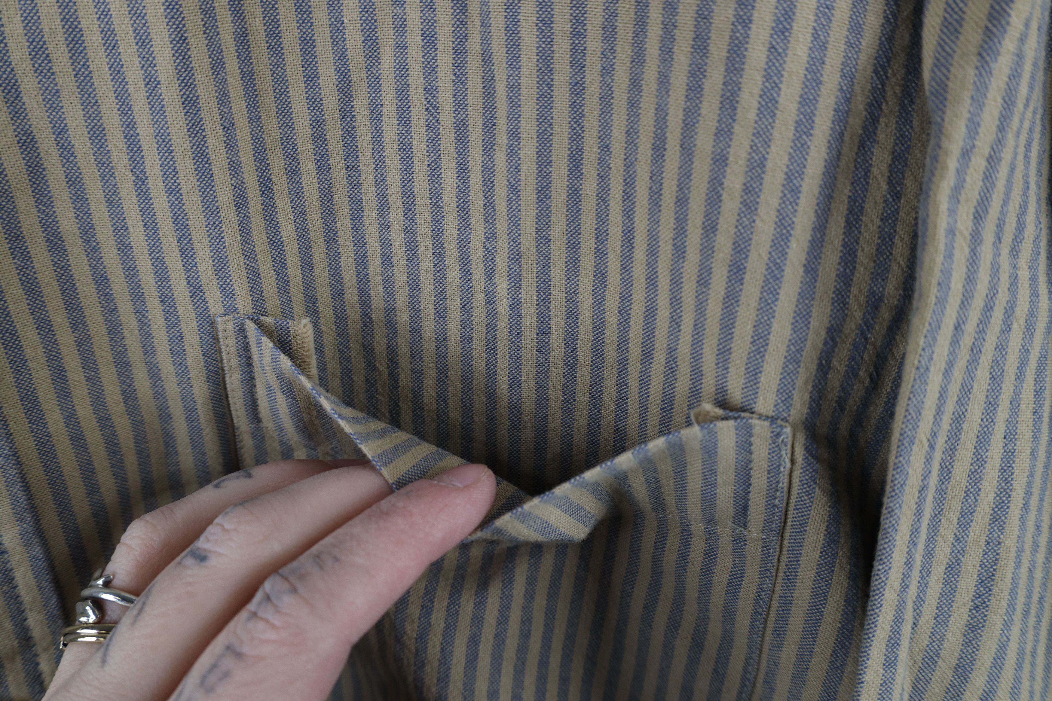 Vintage Vintage 90s Streetwear Collared Button Down Shirt Cotton Size US XL / EU 56 / 4 - 4 Thumbnail
