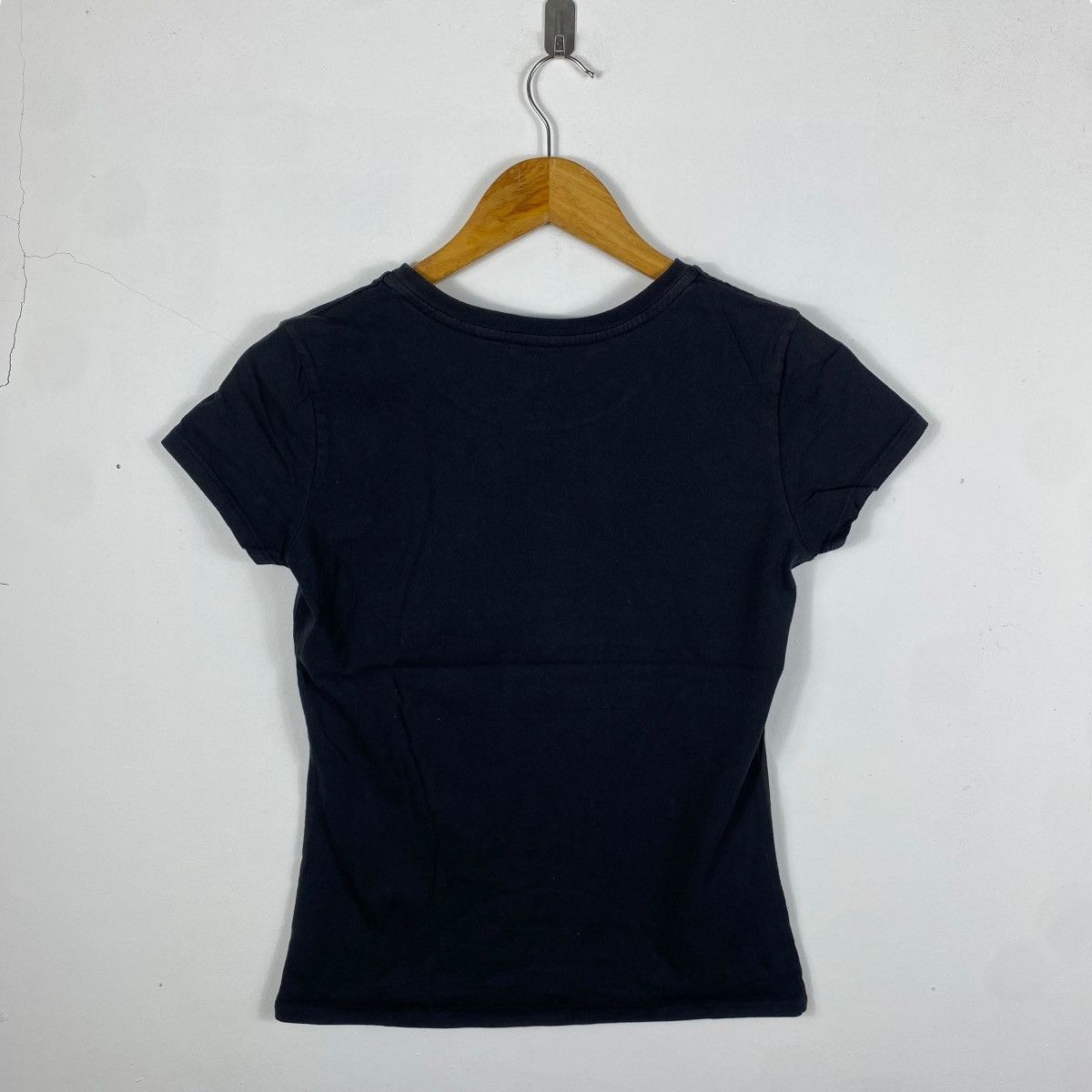 Armani Exchange ARMANI EXCHANGE Rhinestones Graphic Logo Women Tops Tee Size M / US 6-8 / IT 42-44 - 4 Thumbnail
