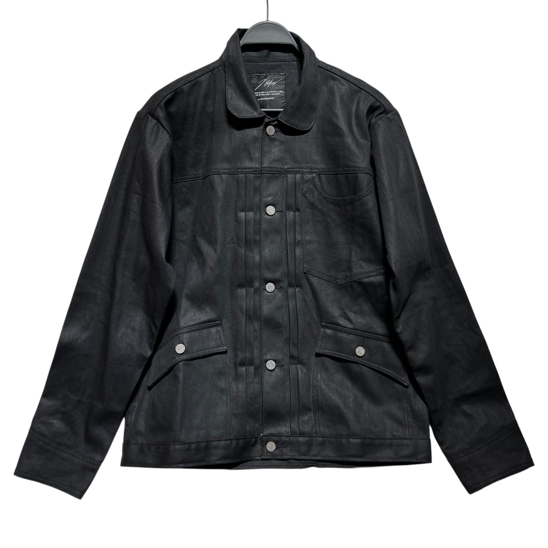 Jakob Hetzer Untreated Top Denim Jacket Size US L / EU 52-54 / 3 - 1 Thumbnail
