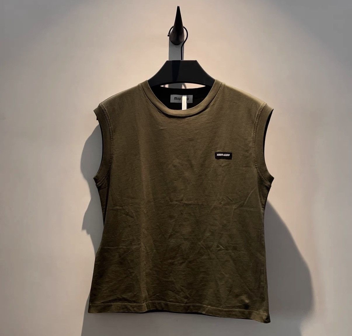 Miu Miu Miu Miu Brown Sleeveless Vest / Tank Top Size US XS / EU 42 / 0 - 1 Thumbnail