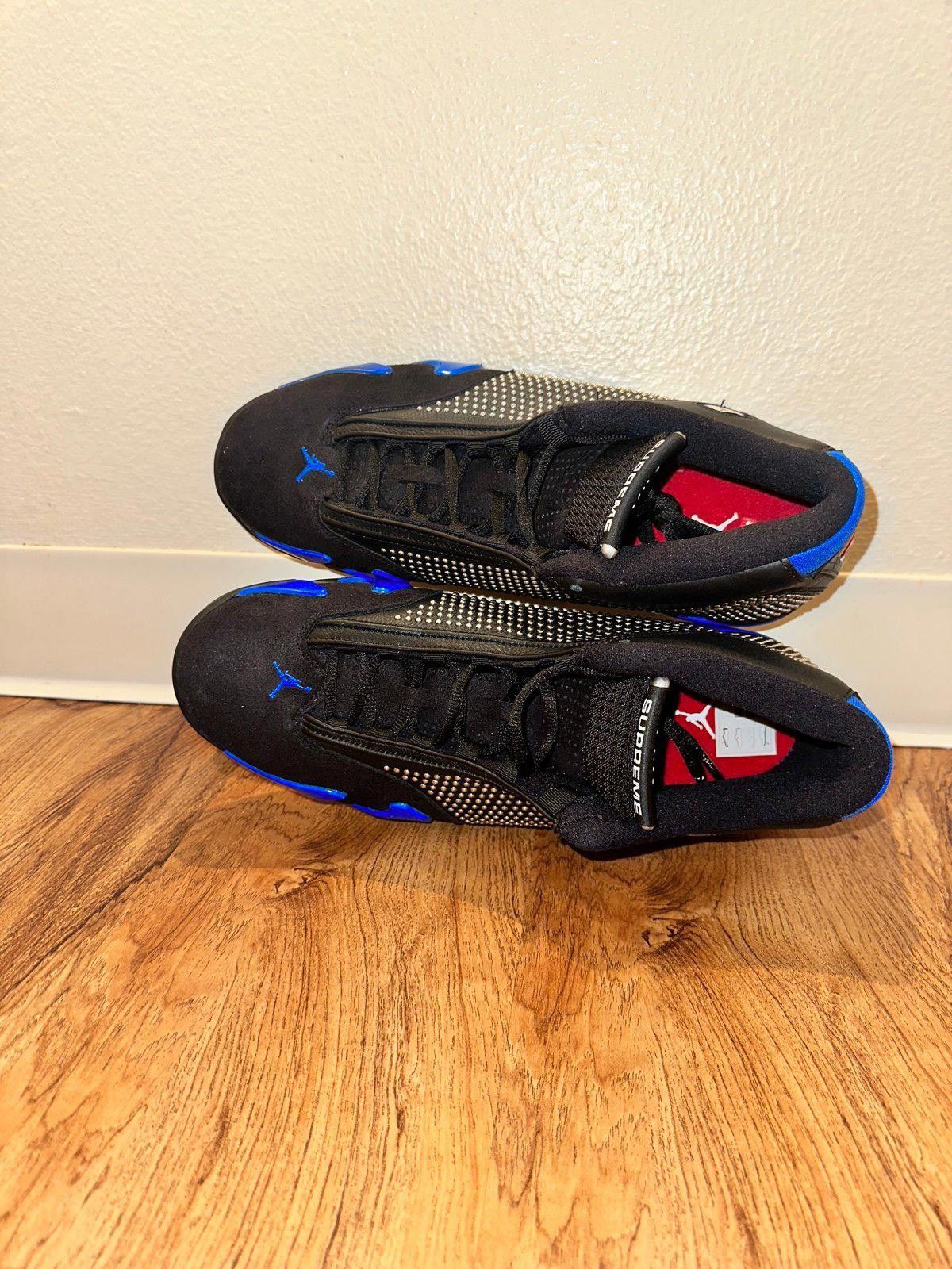Jordan Brand Jordan 14 Retro Supreme Black Size US 9 / EU 42 - 6 Thumbnail