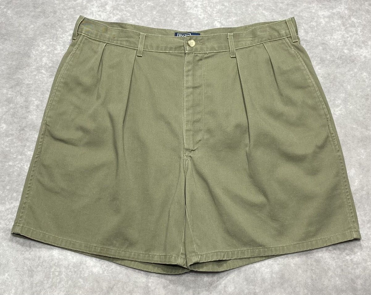 Polo Ralph Lauren 80’s Vintage Polo Ralph Lauren Military Chino Shorts Size US 36 / EU 52 - 1 Thumbnail
