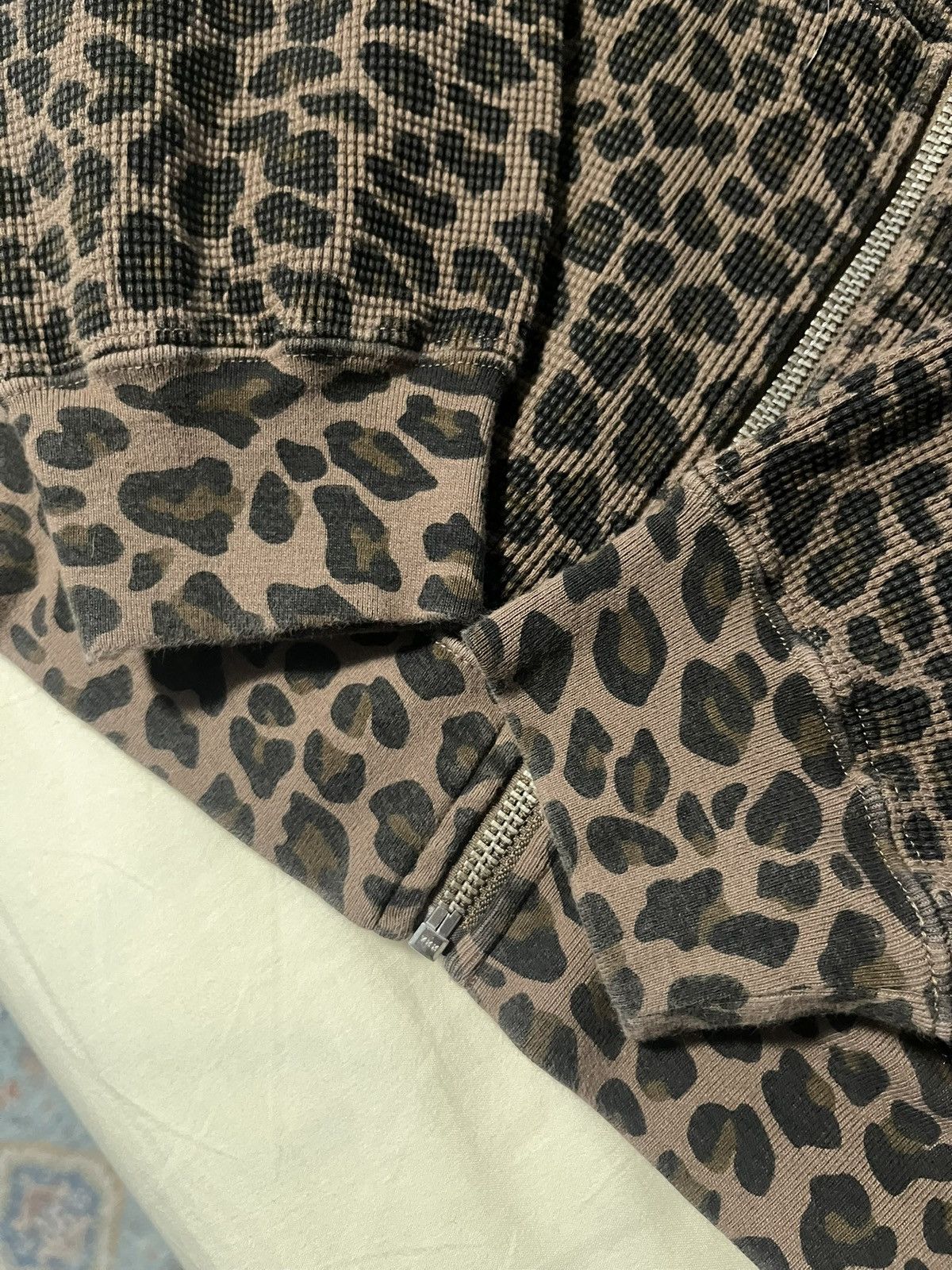 Supreme Supreme Hooded Zip Up Thermal (SS25) “Leopard” Size US S / EU 44-46 / 1 - 5 Thumbnail