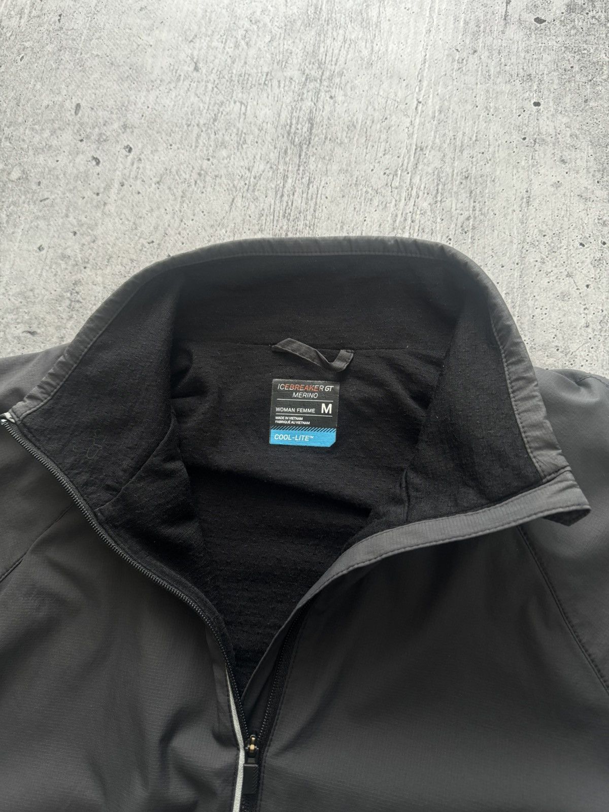 Icebreaker Icebreaker GT Merino Jacket Women Gray Full Zip Lightweight Size M / US 6-8 / IT 42-44 - 8 Thumbnail